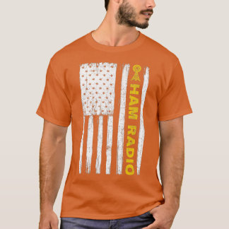 Ham Radio Amateur Operator Vintage Patriotic T-shirt