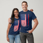 Ham Radio American Flag verhit T-shirt (Unisex)