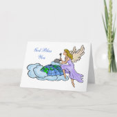 Ham Radio Angel Christmas Kaart Pas het aan! (Voorkant)