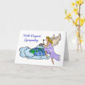 Ham Radio Angel Sympathy Card Pas het aan! Kaart (Gele Bloem)