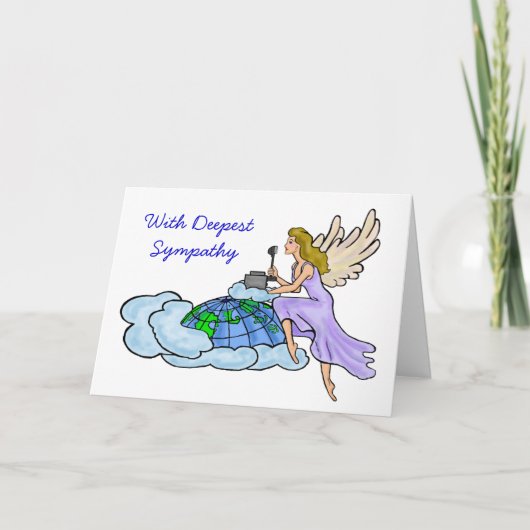 Ham Radio Angel Sympathy Card Pas het aan! Kaart (Voorkant)