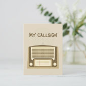 Ham-radio Briefkaart (Staand voorkant)