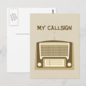 Ham-radio Briefkaart (Voorkant / Achterkant)