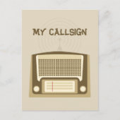 Ham-radio Briefkaart (Voorkant)