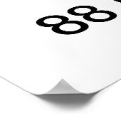 Ham Radio Brunette Pin-up Girl Poster past het aan (Hoek)