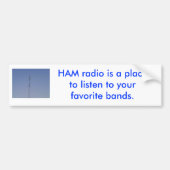 HAM-radio-bumpersticker Bumpersticker (Voorkant)