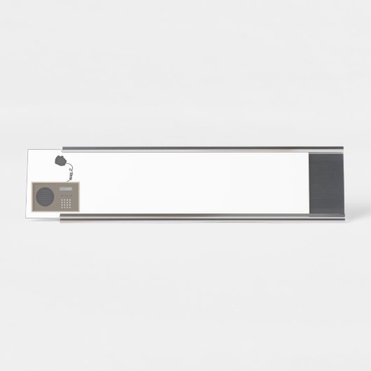 Ham Radio Bureau Naambordje (Voorkant)