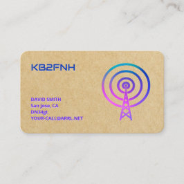 📻 Ham Radio Callsign Visitekaartje