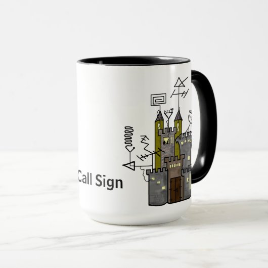Ham Radio Castle Shack    MugCustomize it! Mok (Voorkant rechts)