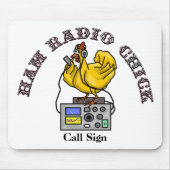 Ham Radio Chick Muismat (Voorkant)