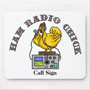 Ham Radio Chick Muismat