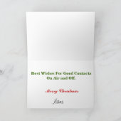 Ham Radio Christmas Survival Kit Wenskaart Feestdagen Kaart (Binnen)