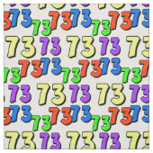 Ham Radio Colorful 73 Fabric Stof (Swatch)