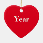 Ham Radio Couple kerstversiering past het aan! Keramisch Ornament (Achterkant)