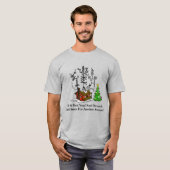 Ham Radio Crazy Antenna House Kerstmis T-Shirt (Voorkant volledig)