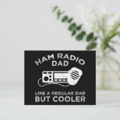 Ham Radio Dad - als een gewone vader, maar koeler Briefkaart (Staand voorkant)