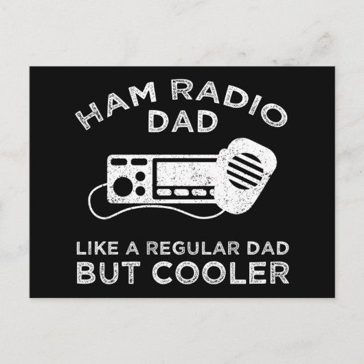 Ham Radio Dad - als een gewone vader, maar koeler Briefkaart (Voorkant)