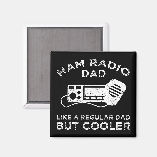 Ham Radio Dad - als een gewone vader, maar koeler Magneet (Voorkant / Achterkant)