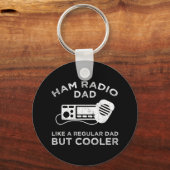 Ham Radio Dad - als een gewone vader, maar koeler Sleutelhanger (Voorkant)