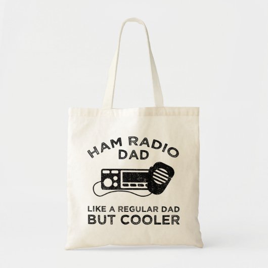 Ham Radio Dad - als een gewone vader, maar koeler Tote Bag (Voorkant)
