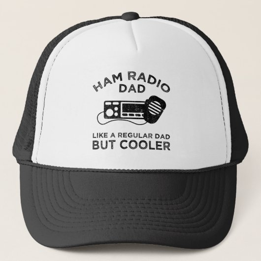Ham Radio Dad - als een gewone vader, maar koeler Trucker Pet (Voorkant)