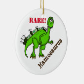Ham Radio Dinosaur kerstversiering Keramisch Ornament (Rechts)