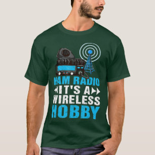 HAM-radio: draadloze Hobby Amateur HAM-radio T-shirt