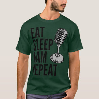 Ham Radio - Eat Sleep Ham Herhalen T-shirt