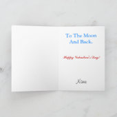 Ham Radio EME Valentijnsdag Kaart Pas het aan. (Binnen)