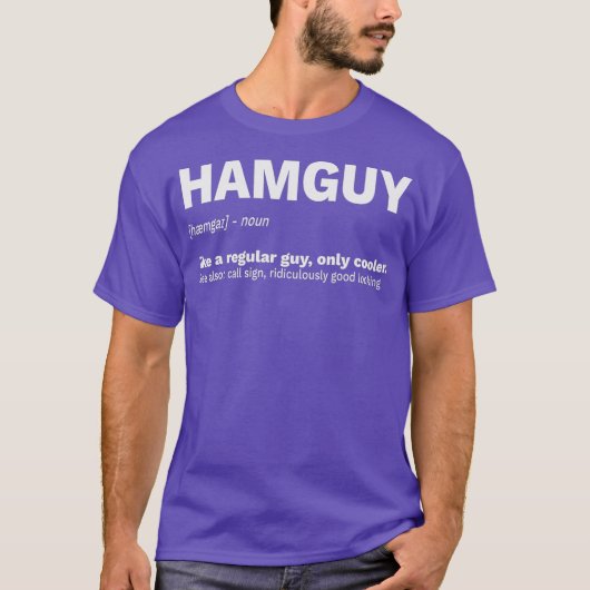 Ham Radio Exploitant Hamguy Amateur Radio T-shirt (Voorkant)
