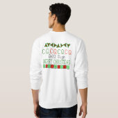 Ham Radio Fair Isle Design Kerstshirt Trui (Achterkant volledig)