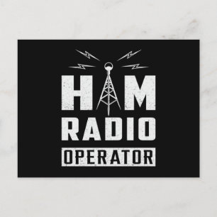 HAM Radio Frequentie Operator Antenne Amateur Gift Briefkaart