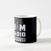 HAM Radio Frequentie Operator Antenne Amateur Gift Koffiemok (Voorkant rechts)