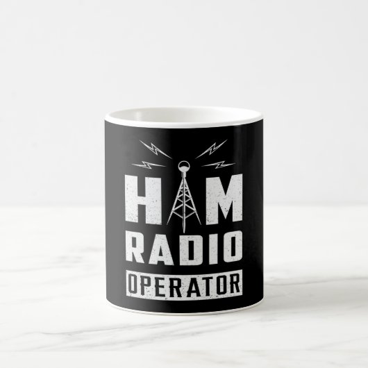 HAM Radio Frequentie Operator Antenne Amateur Gift Koffiemok (Center)