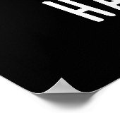 Ham Radio Funny Pig Pun Dark BG Poster (Hoek)