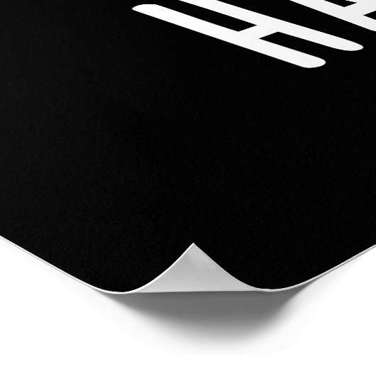 Ham Radio Funny Pig Pun Dark BG Poster (Hoek)