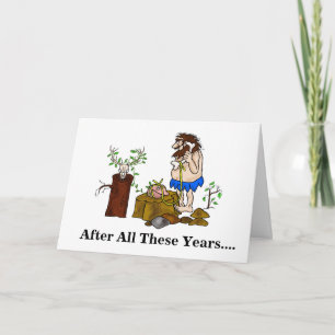 Ham Radio Funny Retirement Caveman Card Kaart