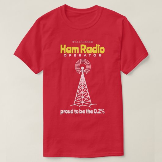Ham Radio Gifts Amateur Radio T-Shirt - 1 (Design voorkant)
