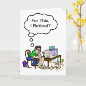 Ham Radio Grappig pensioen of wat dan ook Kaart (Gele Bloem)