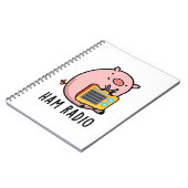 Ham Radio Grappig Varken Woordspeling Notitieboek (Linkerzijde)