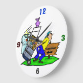 Ham Radio Hamfest Shopper Wall klok (Hoek)