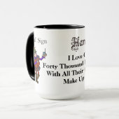 Ham Radio Hamlet Ophelia Love Quote Mok (Voorkant links)