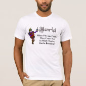 Ham Radio Hamlet Pile-Up Bataljons Quote T-shirt (Voorkant)