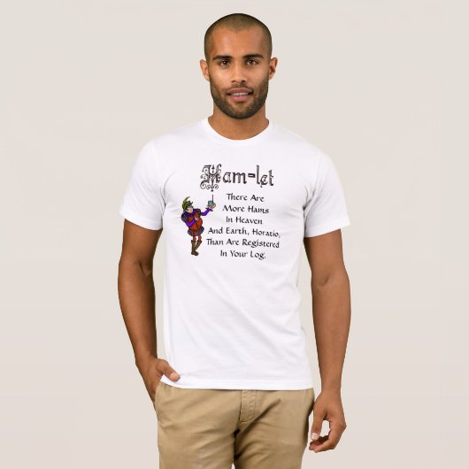 Ham Radio Hamlet Quote Log Book Redone T-shirt (Voorkant volledig)