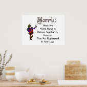 Ham Radio Hamlet Quote Logboek Redone Poster (Keuken)