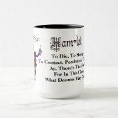 Ham Radio Hamlet Quote om te sterven, om Mok te sl (Midden)