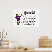 Ham Radio Hamlet Quote Poster (Keuken)
