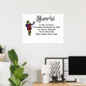 Ham Radio Hamlet "to Die To Sleep" Citaat Poster (Thuiskantoor)