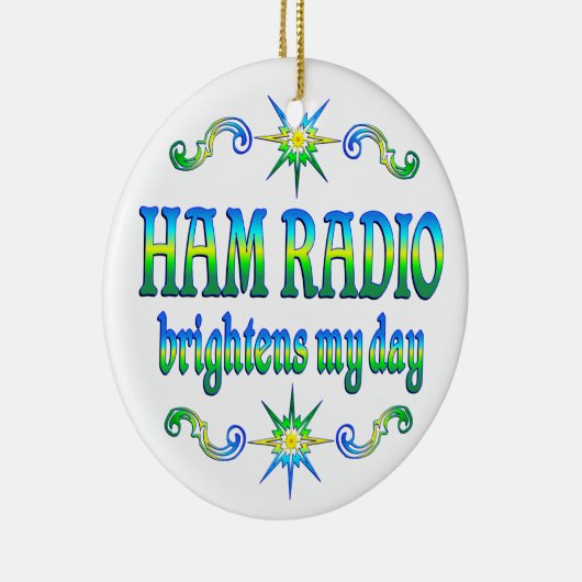 Ham-radio-helderheid Keramisch Ornament (Rechts)