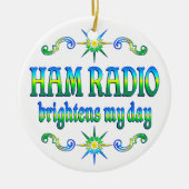 Ham-radio-helderheid Keramisch Ornament (Voorkant)